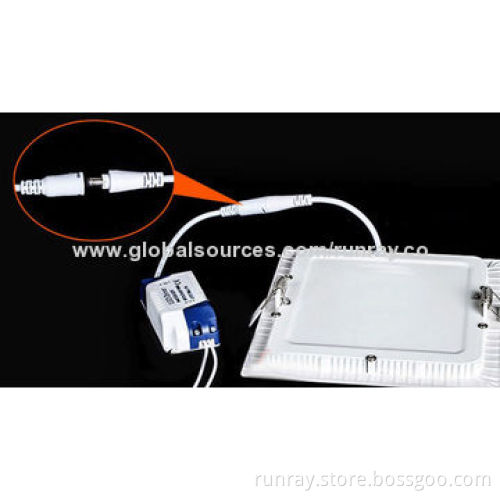 Square Dimmable LED Panel Light, 9W, 85-265V AC, Epistar 2835 SMD Chip, 145*145mm, ISO9001 Factory
